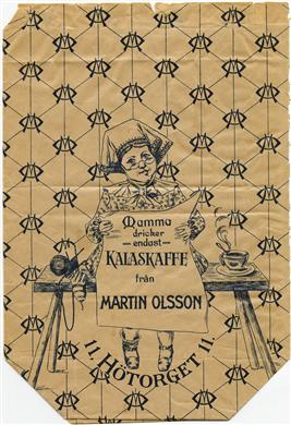 Torrvarupåse från Martin Olssons butik.