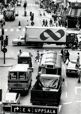 Gatubild, varudistribution KF, Skobell m.fl.