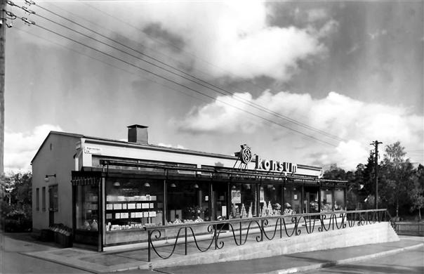 Exteriör av Konsumbutik.