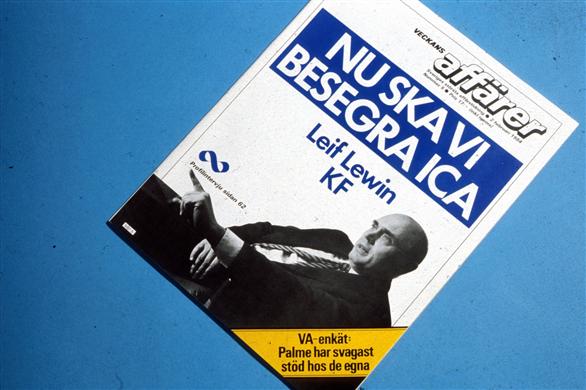 Veckans Affärer nr 5/1984, intervju med KF:s vd Leif Lewin.