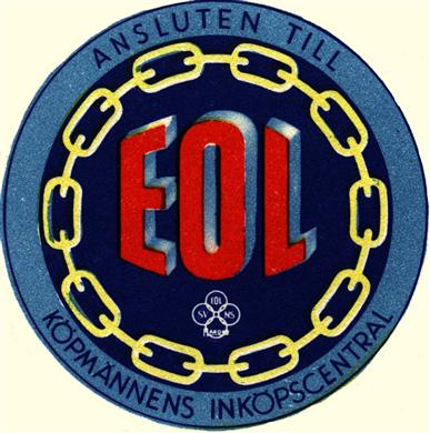 Eolbolagets logotyp, 1940-44 ca.