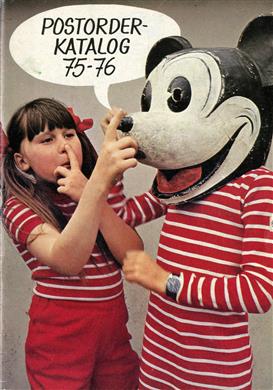 Omslag till postorderkatalog 1975-76 från Polarn o Pyret